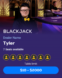 BLACKJACK Tyler