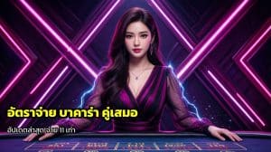 อัตราจ่าย บาคาร่า คู่เสมอ